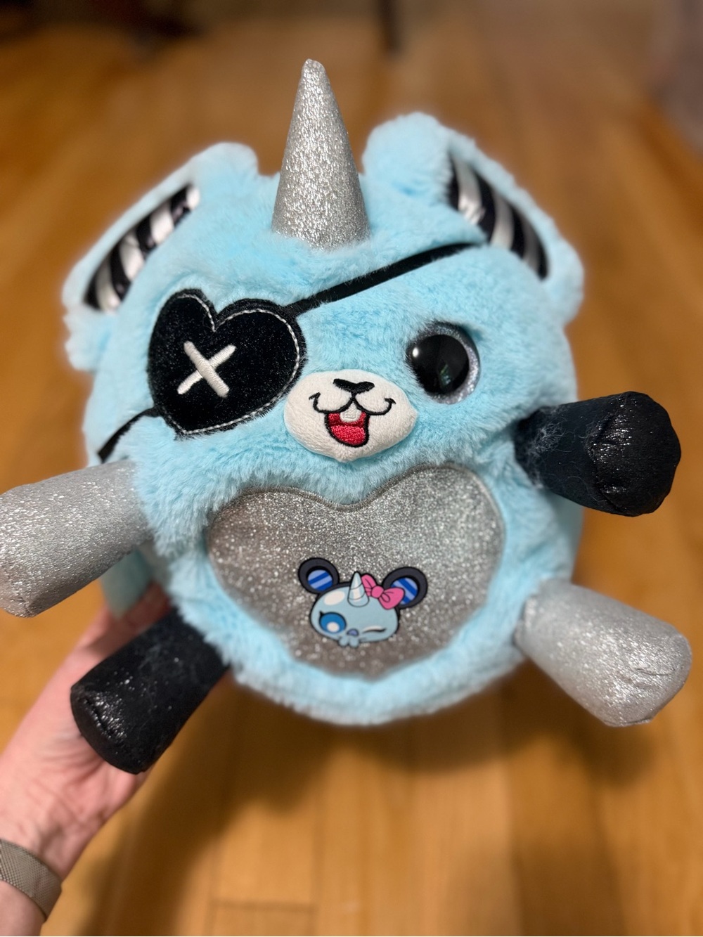 Zuru Rainbocorns Monstercorn Series 1 Plush Only Vampire Rat Chomp Chomp EUC 11”